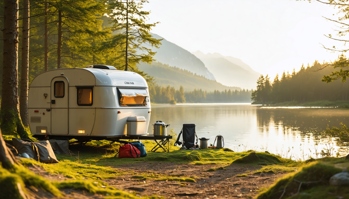 découvrez comment une petite caravane incarne le minimalisme et sublime l'art du voyage, alliant liberté, simplicité et aventure.