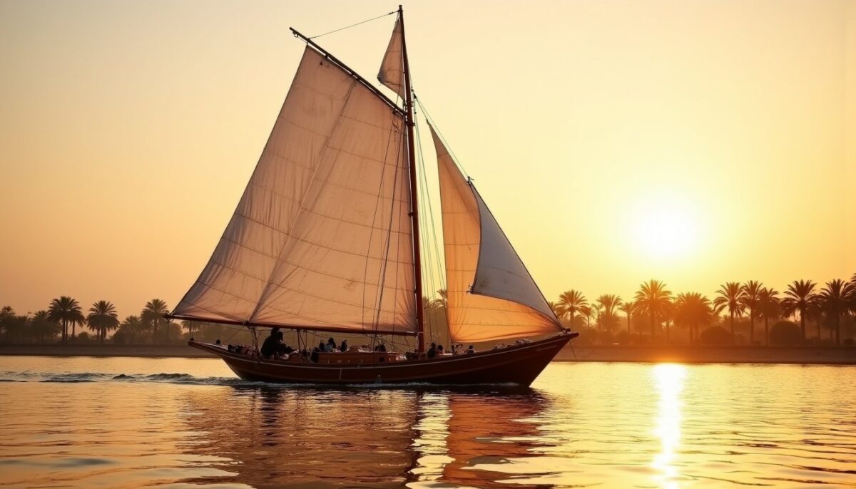 À la découverte du Nil : le bateau traditionnel, joyau emblématique de l'Égypte