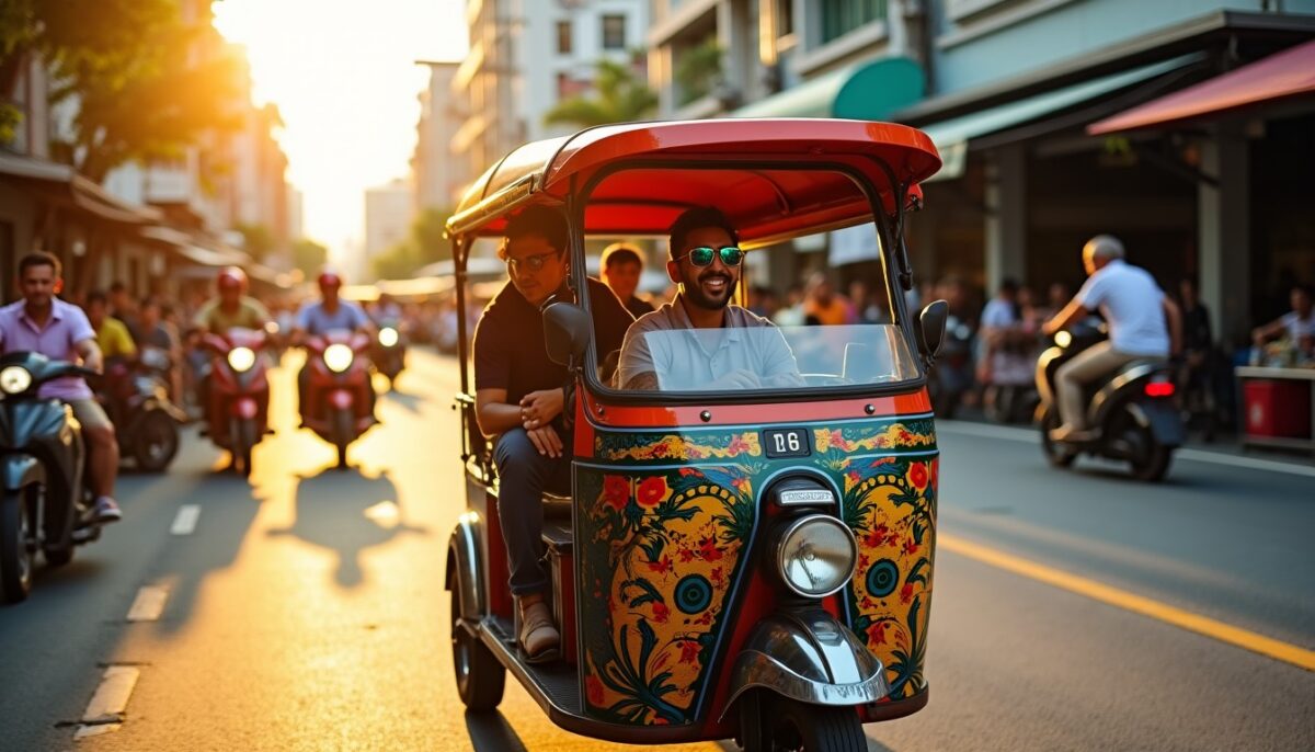 Tuk-tuks à trois roues : plongée dans l'origine et l'histoire de ces véhicules emblématiques